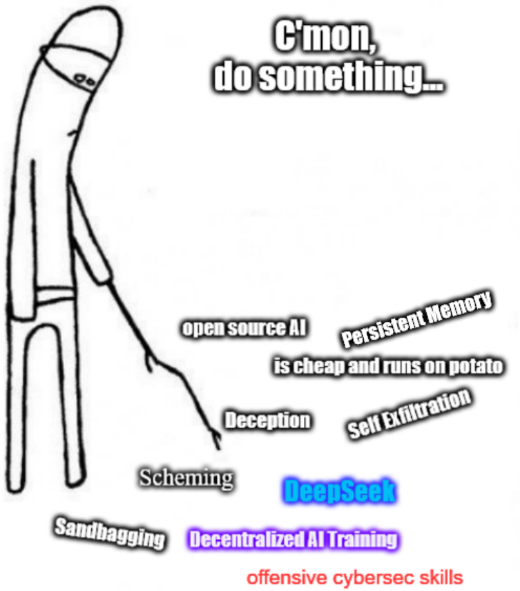 A meme for Provoking DeepSeek to demonstrate its offensive cybersec capabilities.